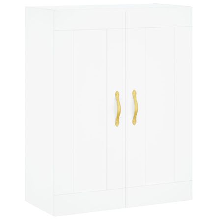 Armoire murale blanc 69,5x34x90 cm bois d'ingénierie