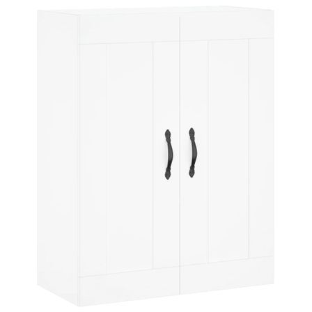 Armoire murale blanc 69,5x34x90 cm bois d'ingénierie