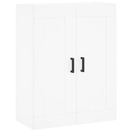 Armoire murale blanc 69,5x34x90 cm bois d'ingénierie