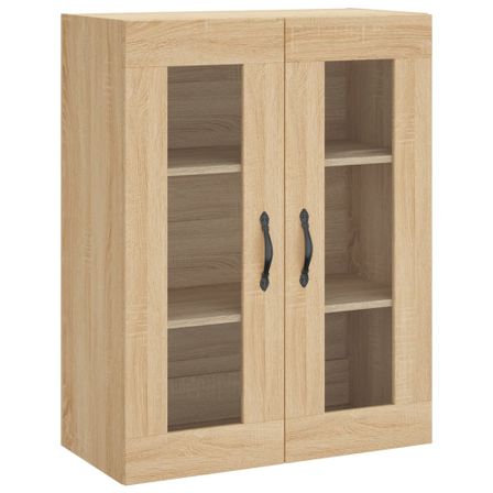 Armoire murale chêne sonoma 69,5x34x90 cm bois d'ingénierie