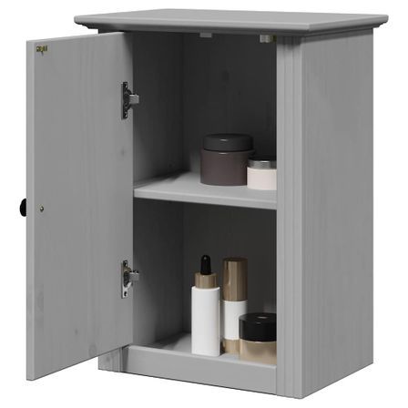 Armoire murale de salle de bain BODO gris 44x30x60 cm
