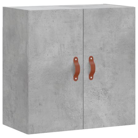 Armoire murale gris béton 60x31x60 cm bois d'ingénierie