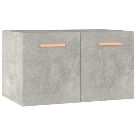 Armoire murale Gris béton 60x36,5x35 cm Bois d'ingénierie
