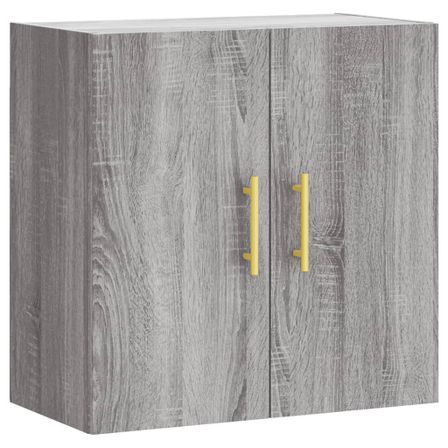 Armoire murale sonoma gris 60x31x60 cm bois d'ingénierie