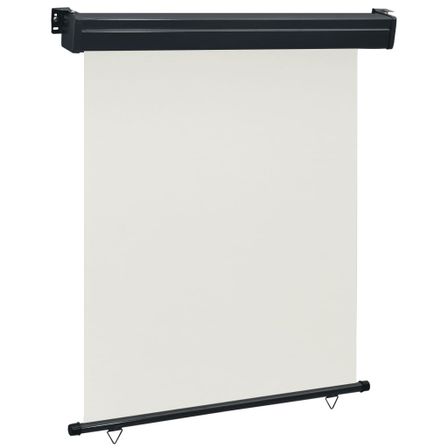 Auvent latéral de balcon 140x250 cm Crème 2