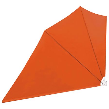 Auvent latéral pliable de balcon Terre cuite 160x240 cm
