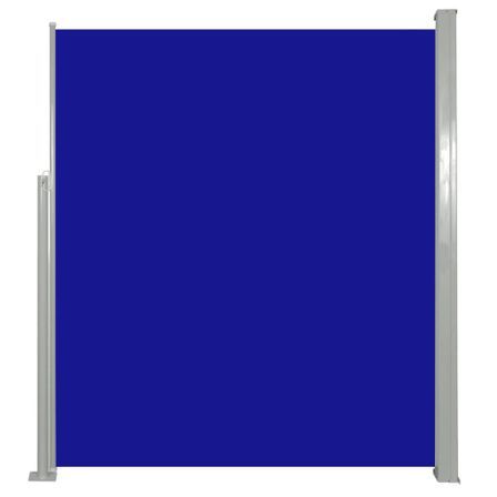 Auvent latéral rétractable 160 x 500 cm Bleu