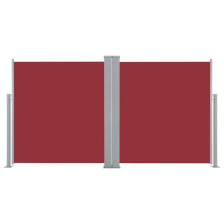 Auvent latéral rétractable 170 x 600 cm Rouge