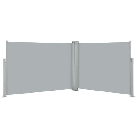 Auvent latéral rétractable Anthracite 100 x 1000 cm