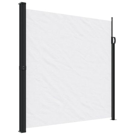 Auvent latéral rétractable blanc 200x300 cm