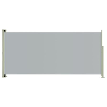 Auvent latéral rétractable de patio 140x300 cm Gris