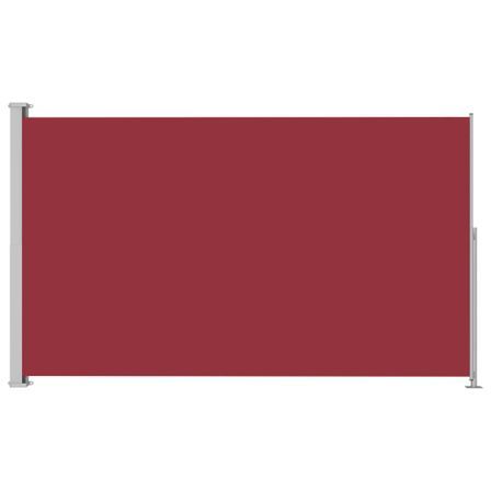 Auvent latéral rétractable de patio 180x300 cm Rouge 2