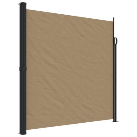 Auvent latéral rétractable taupe 200x300 cm