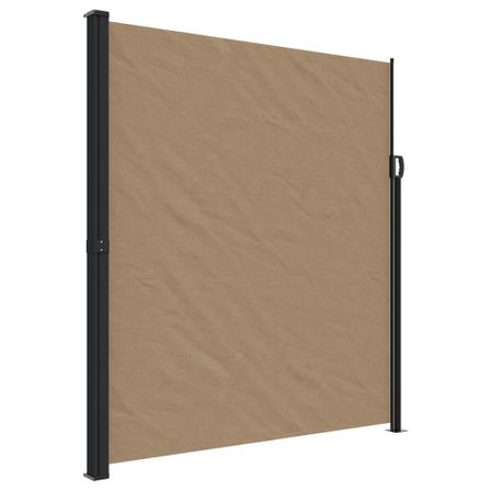 Auvent latéral rétractable taupe 220x300 cm