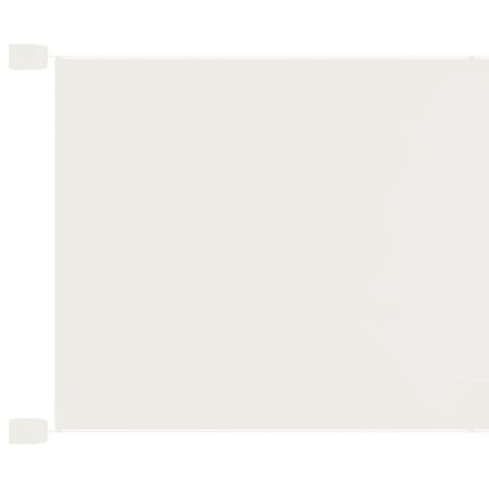 Auvent vertical Blanc 100x800 cm Tissu oxford