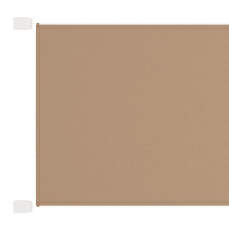 Auvent vertical Taupe 100x1200 cm Tissu oxford