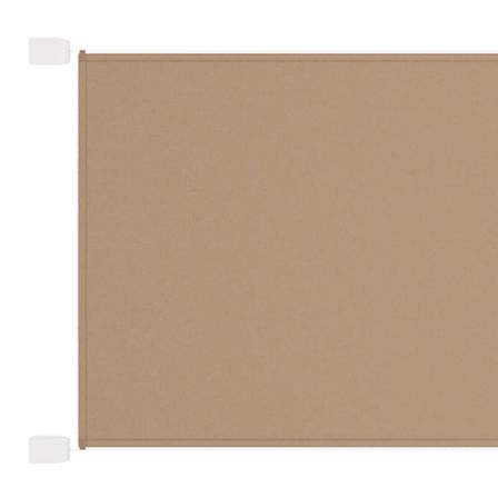 Auvent vertical Taupe 140x420 cm Tissu oxford