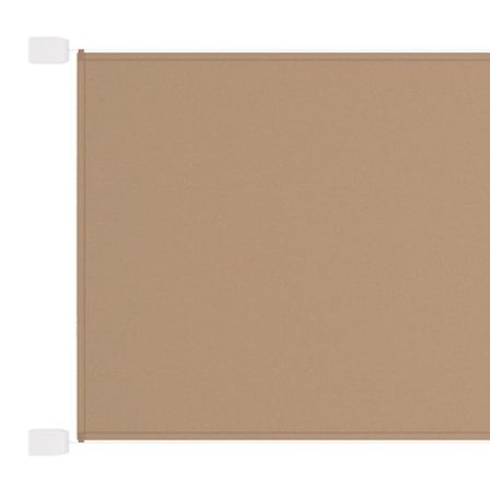 Auvent vertical Taupe 60x1200 cm Tissu oxford