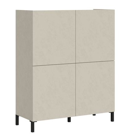 Bahutt italien 4 portes Lumina 90 cm - Compact et élégant