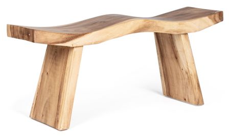 Banc 2 places en bois de suar Willah L 115 cm
