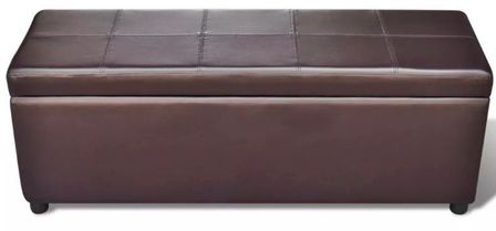 Banc avec coffre de rangement en Cuir artificiel Ronda – Élégance et fonctionnalité