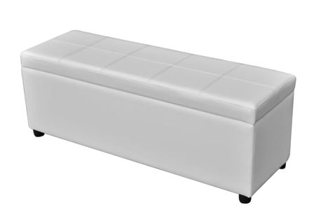 Banc avec coffre de rangement en Cuir artificiel Ronda – Élégance et fonctionnalité