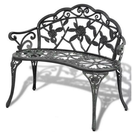 Banc de jardin métal vert Troopa