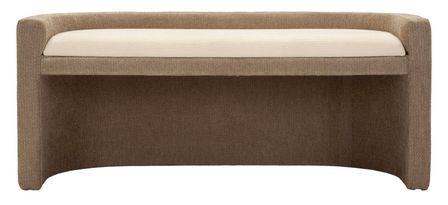 Banc style nordique rembourré design contemporain Laki