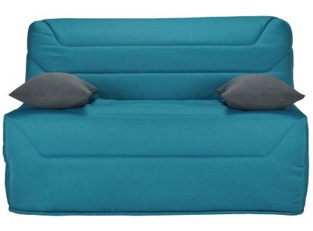 Banquette BZ microfibre 140x190 cm Matelas Springflex 15 cm Marta