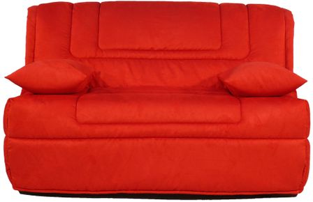 Banquette BZ Rouge 140 Matelas 9 cm Calamea