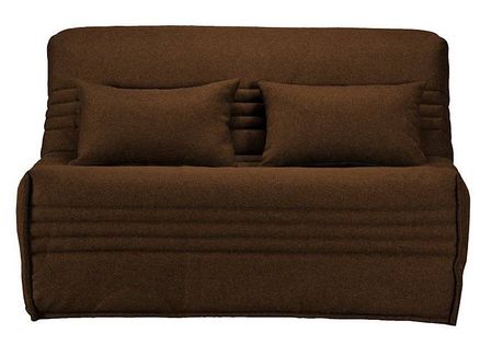 Banquette BZ tissu 140x200 cm matelas Bultex 15 cm Celia