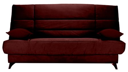 Banquette Clic-clac tissu 130x190 cm matelas Bultex 14 cm avec rangement Belax