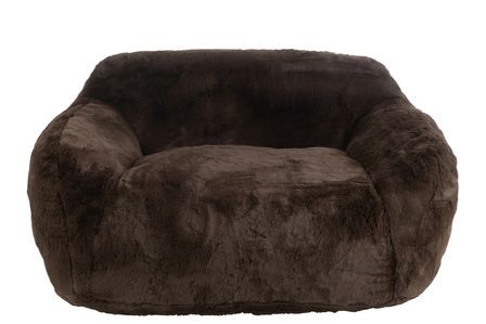 Banquette design KUTY 152 cm - Luxe et douceur avec effet peluche