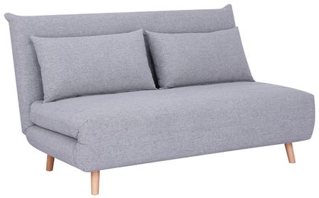 Banquette lit convertible 2 places tissu Kikou 147 cm