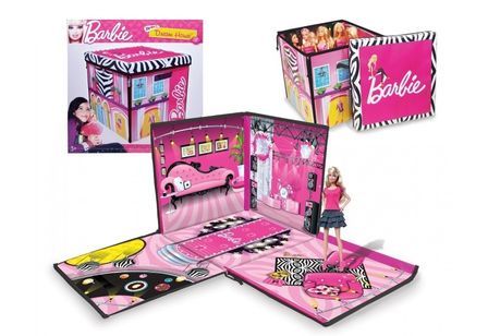 Barbie zipbin boîte de jeu et de rangement 