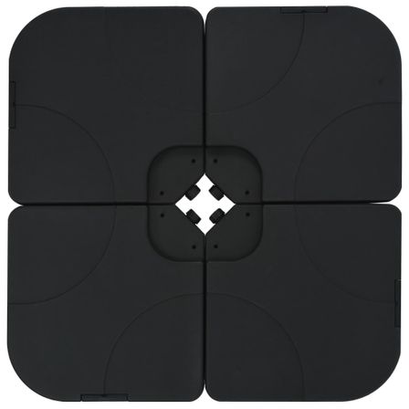 Base de parasol amovible remplissage 60L sable/eau