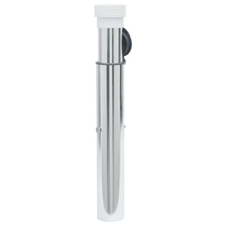 Base de parasol enterrée pour mât 40-50 mm argenté aluminium