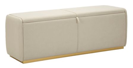 Beau banc avec rangement 130 x 45 x 45 cm