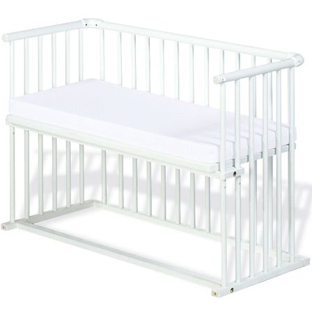 Berceau évolutif bébé bois massif blanc Cododo Anja 40