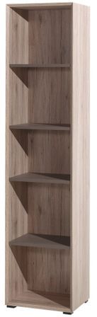 Bibliothèque 5 niveaux bois clair et marron Foresta