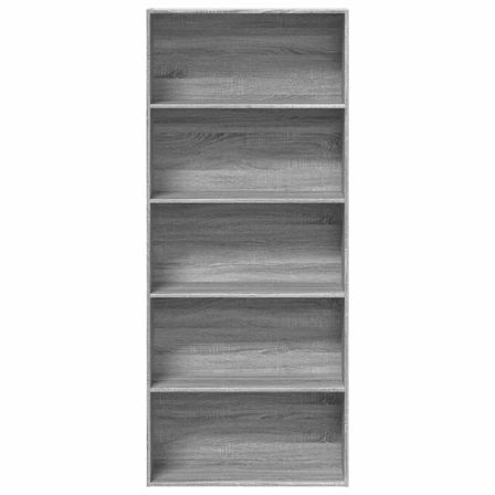 Bibliothèque 5 niveaux en bois Klazo L 80 x H 189 x P 30 cm - Style Classique