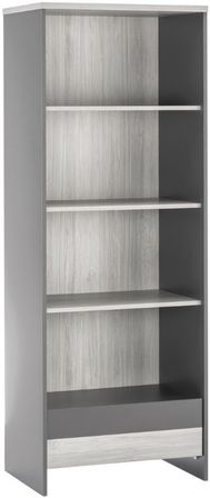 Bibliothèque bébé pin massif gris Clou