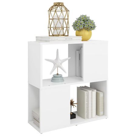 Bibliothèque Blanc 60x24x63 cm