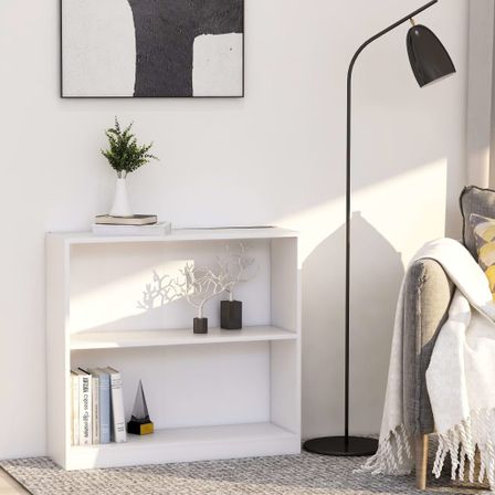 Bibliothèque Blanc 80 x 24 x 75 cm