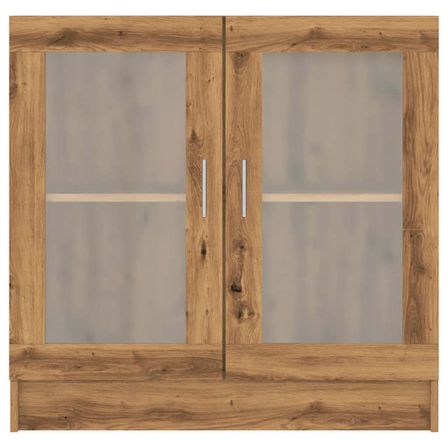 Bibliothèque chêne artisanal 82,5x30,5x80 cm bois d'ingénierie