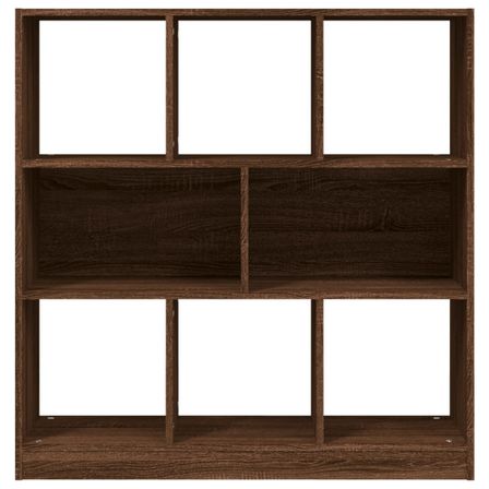 Bibliothèque Chêne marron 97,5x29,5x100 cm Bois d'ingénierie