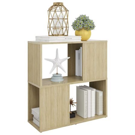 Bibliothèque Chêne sonoma 60x24x63 cm
