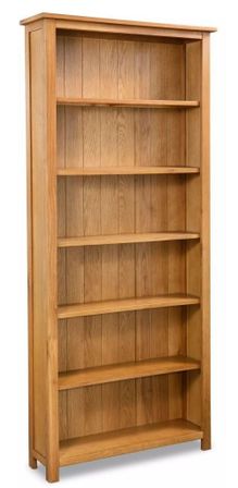 Bibliothèque en bois de chêne massif Kandice – Élégance et durabilité