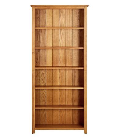 Bibliothèque en bois de chêne massif Kandice – Élégance et durabilité