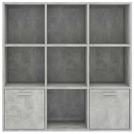 Bibliothèque étagère en bois Valika 98 cm - 7 niches 2 portes